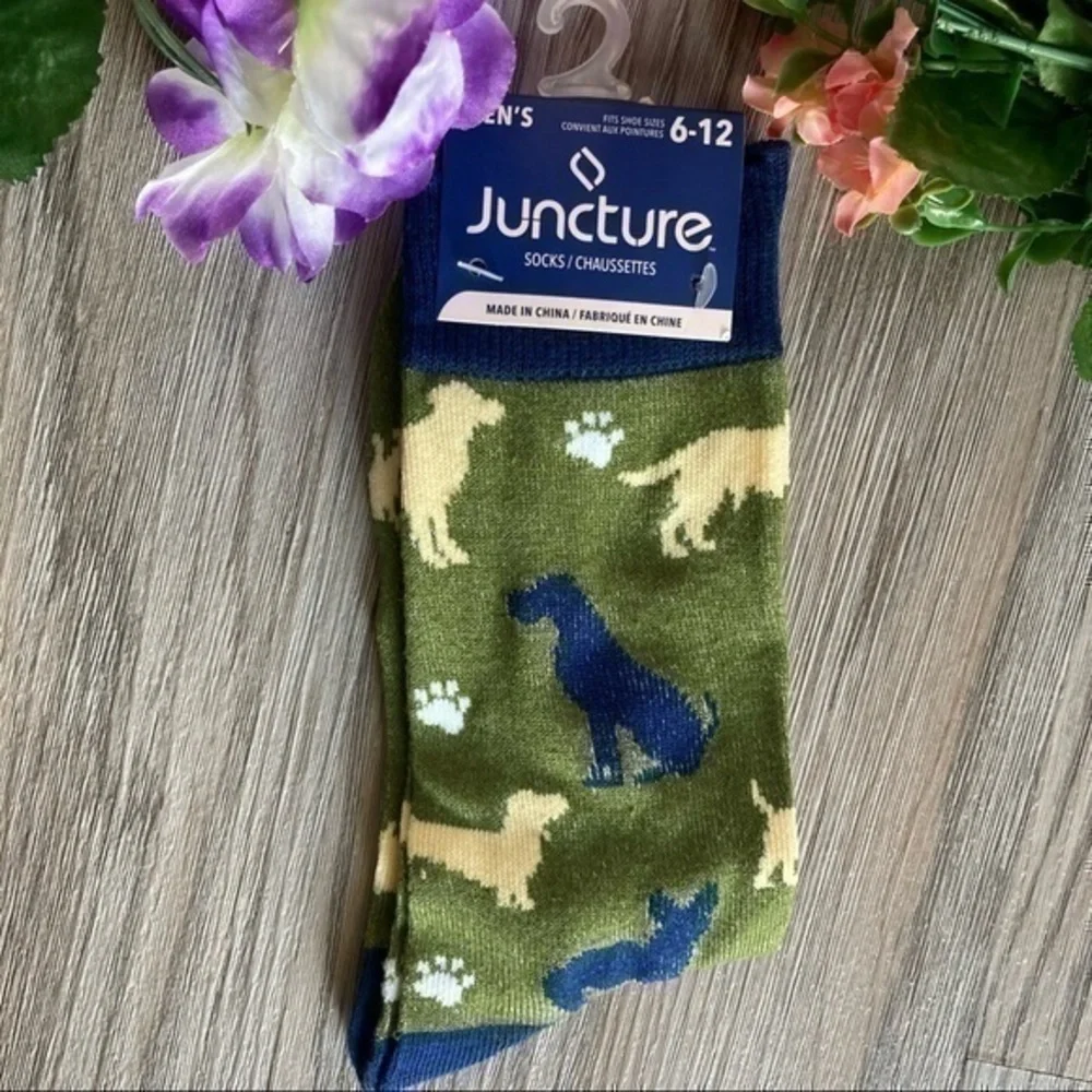 💋 Dog 🐶 pet lover crew socks 🧦 NEW